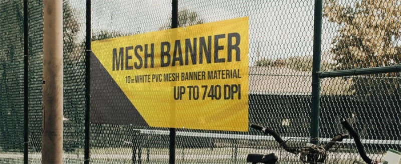 Durable Custom Outdoor Mesh Banner Durable Custom Outdoor Mesh Banner